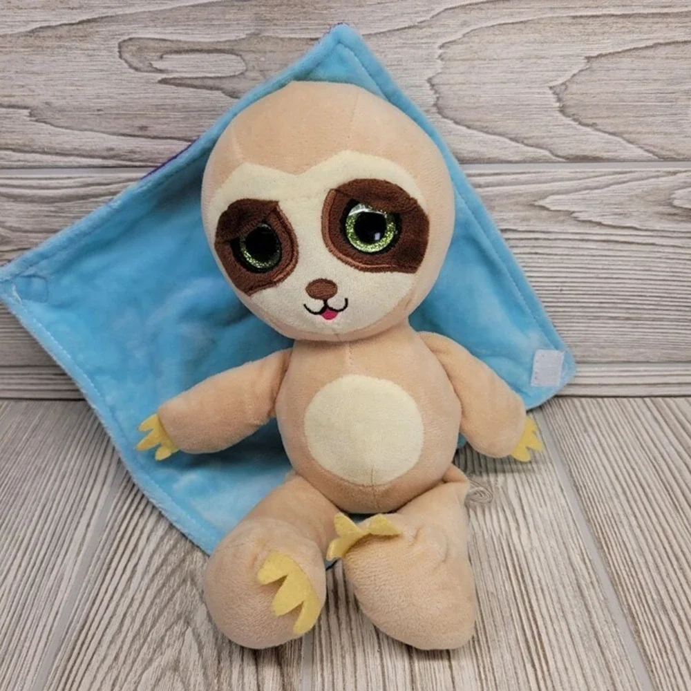 Snug Buddies Sloth Lovey Security Blanket Kipp‎ Brothers Wrap Plush Star Moon